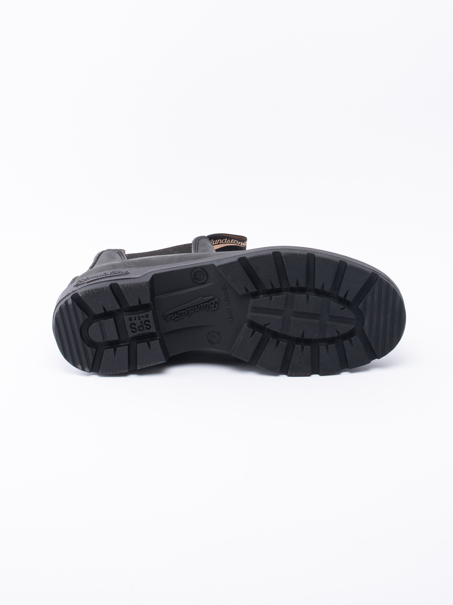 07193017 Blundstone Super 550 Series 587-BLACK svarta chelsea boots i nubuck-5