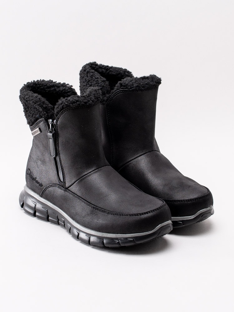 07193077 Skechers Synergy WP 44994-BBK svarta vattentäta vinterboots-3