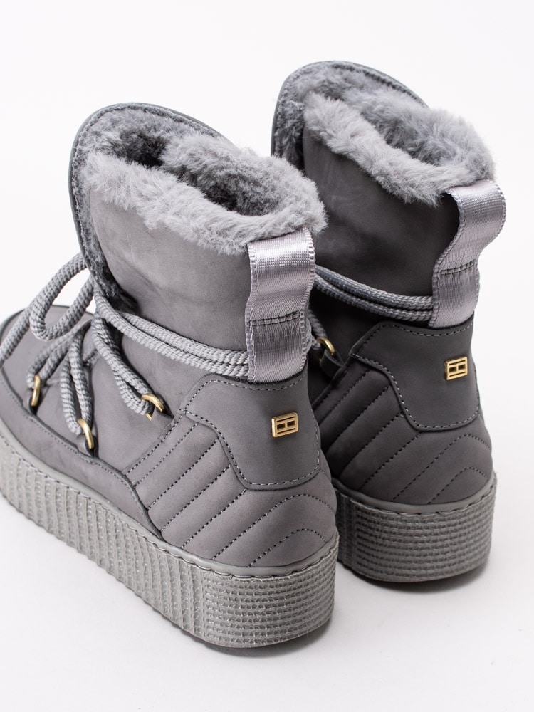 07193078 Tommy Hilfiger Cosy Bootie FW04401-023023 grå varmfodrade afterski boots-7