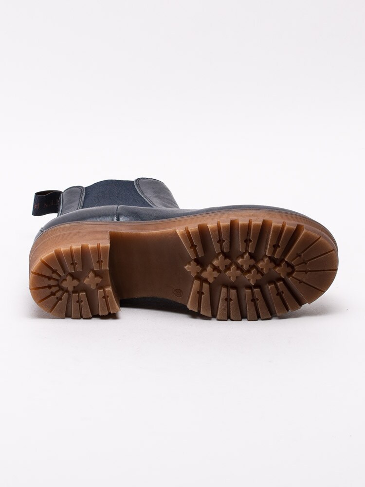 07193083 Ten Points Clarisse Elastic 238006-709 mörkblå chelsea boots med grov sula-5