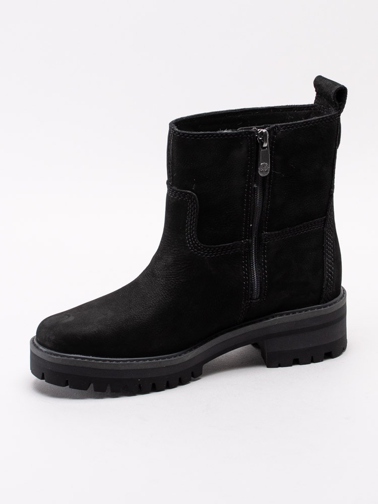 07193085 Timberland Courmayeur Valley Faux Fur CA257S svarta varmfodrade boots med fuskpäls-2