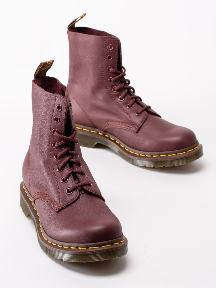 07203004 Dr Martens 1460 Pascal Cherry Red 13512411 Röda kängor i skinn-12