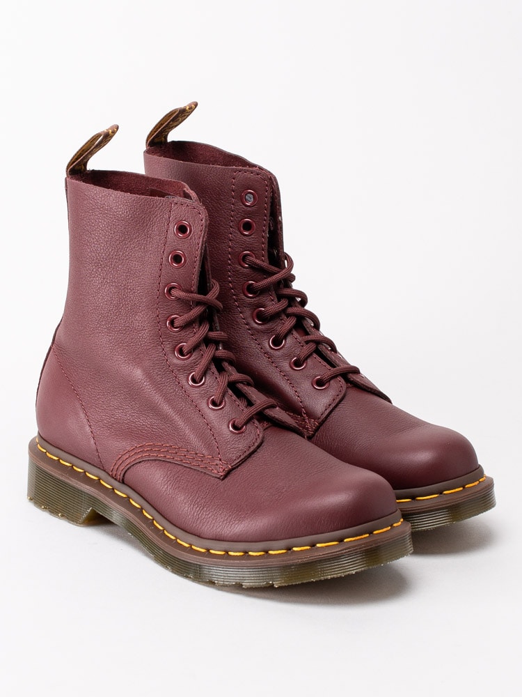 07203004 Dr Martens 1460 Pascal Cherry Red 13512411 Röda kängor i skinn-9