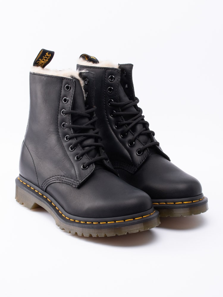 07203007 Dr Martens 1460 Serena Black Svarta fodrade kängor i skinn-3