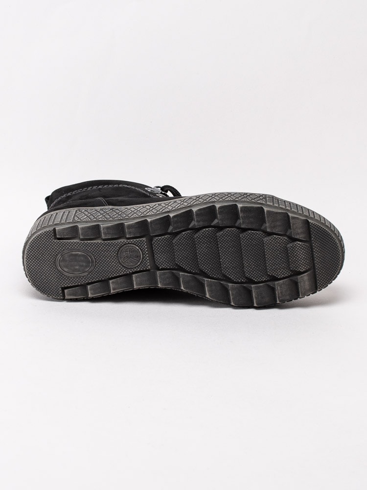 07203031 Jana Softline 8-25260-25-001 Svart 6-håls känga -5