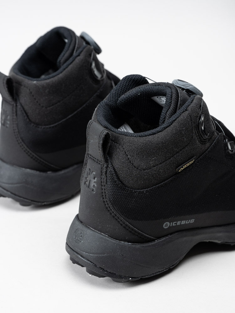 Icebug - Stavre W BUGrip GTX - Svarta vattentäta fritidskängor med BOA
