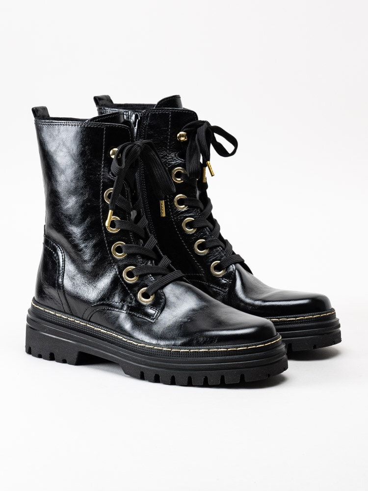 Gabor - Svarta kängor i skinn