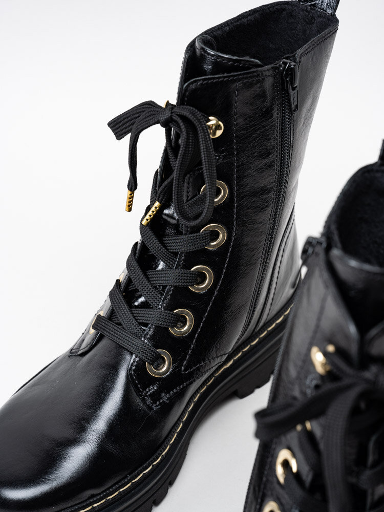 Gabor - Svarta kängor i skinn