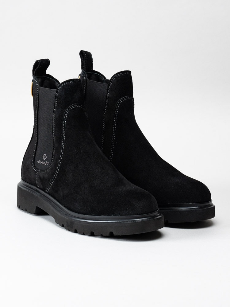 Gant Footwear - Malinca - Svarta boots i mocka