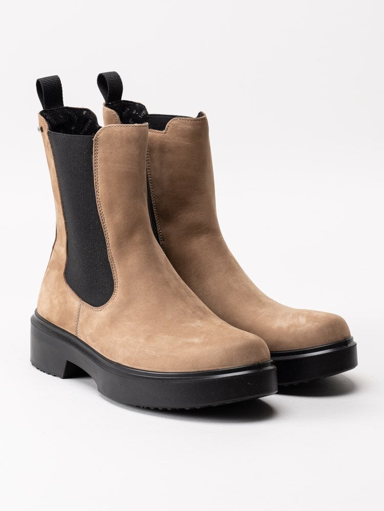 Legero - Angel - Beige chelsea boots i nubuck med GORE-TEX