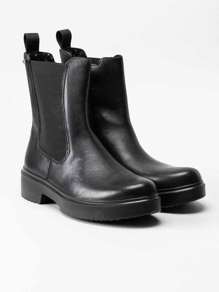 Legero - Angel - Svarta chelsea boots i skinn