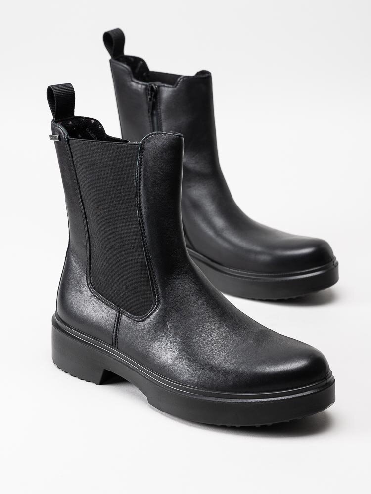 Legero - Angel - Svarta chelsea boots i skinn