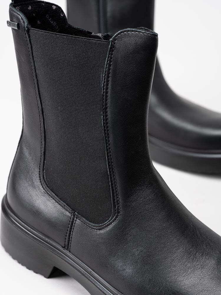 Legero - Angel - Svarta chelsea boots i skinn
