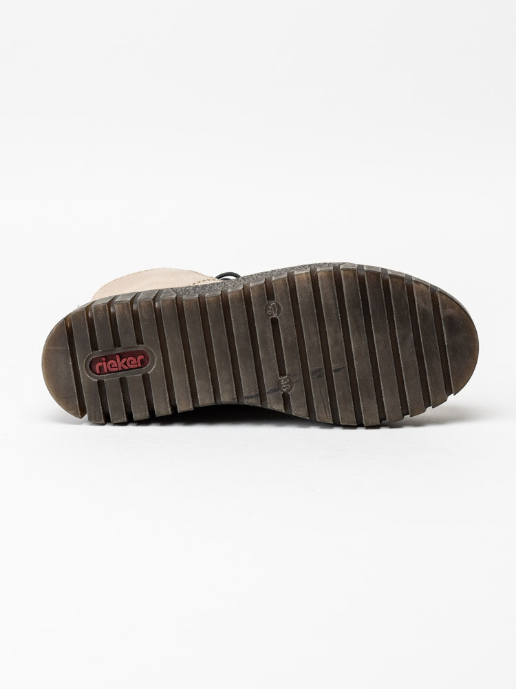 Rieker - Beige varmfodrade kängor