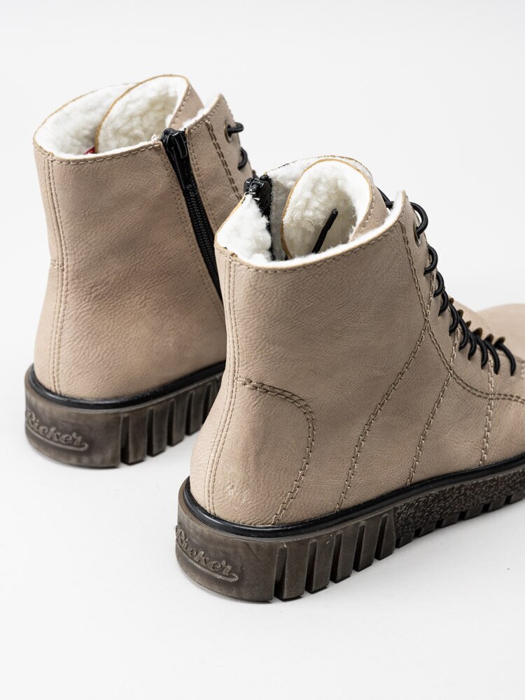 Rieker - Beige varmfodrade kängor
