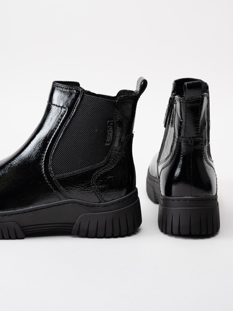 Tamaris - Svarta boots i lack