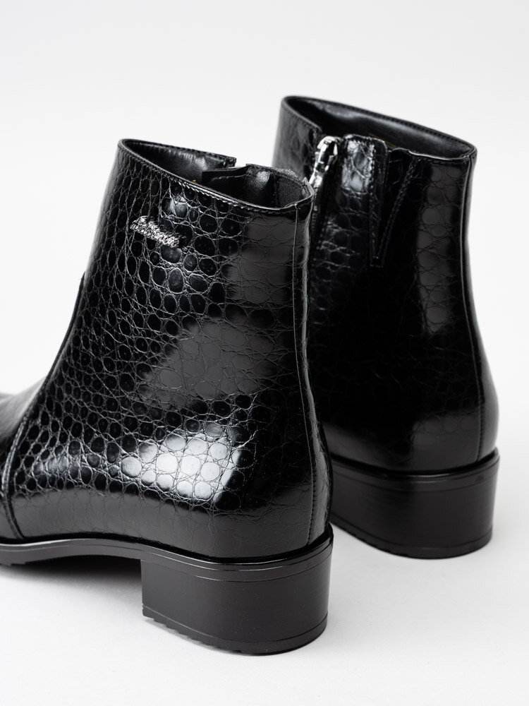 Aaltonen - Svarta allvädersboots med krokomönster