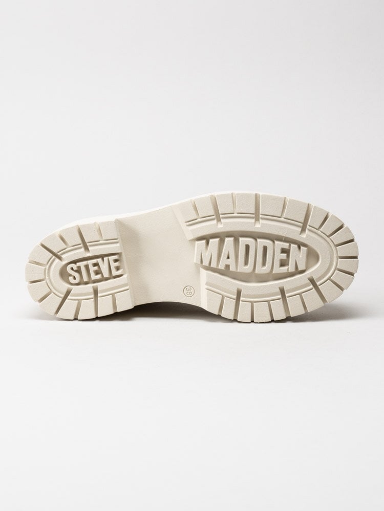 Steve Madden - Skylar - Off white platåkängor i skinn