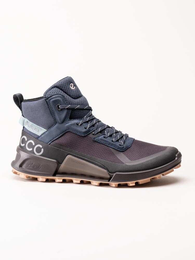 Ecco - Biom 2.1 X Mountain W GTX - Blå höga sneakers med Gore-Tex