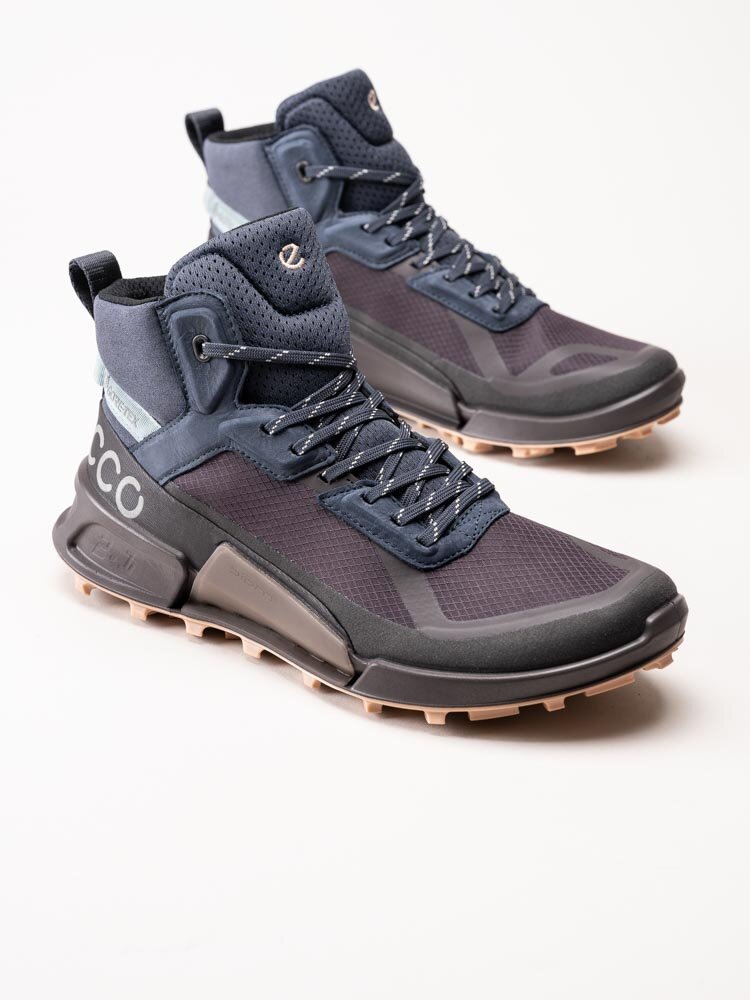 Ecco - Biom 2.1 X Mountain W GTX - Blå höga sneakers med Gore-Tex
