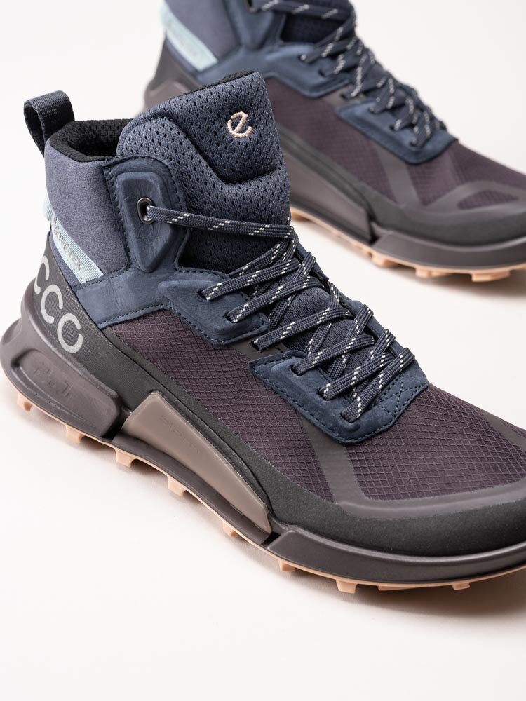 Ecco - Biom 2.1 X Mountain W GTX - Blå höga sneakers med Gore-Tex