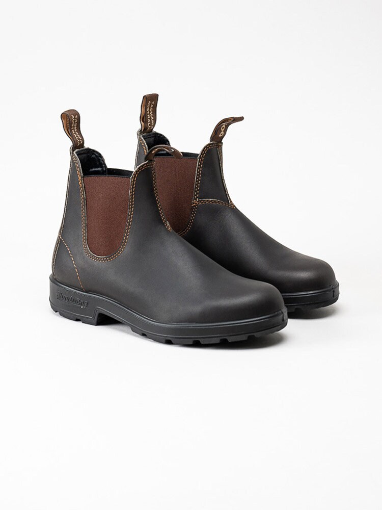 Blundstone - Original 500 - Mörkbruna klassiska chelsea boots i skinn