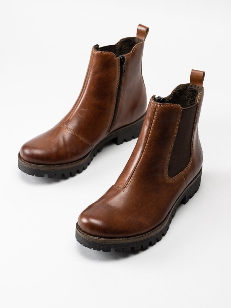 Rieker - Bruna chelsea boots i skinn