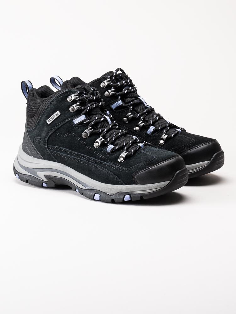 Skechers - Trego Alpine Trail - Svarta vattentäta vandringskängor
