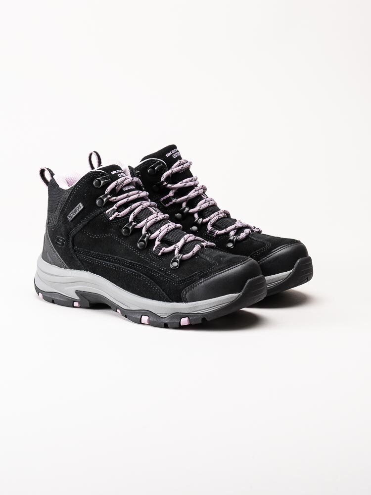Skechers - Trego Alpine Trail - Svarta vattentäta vandringskängor