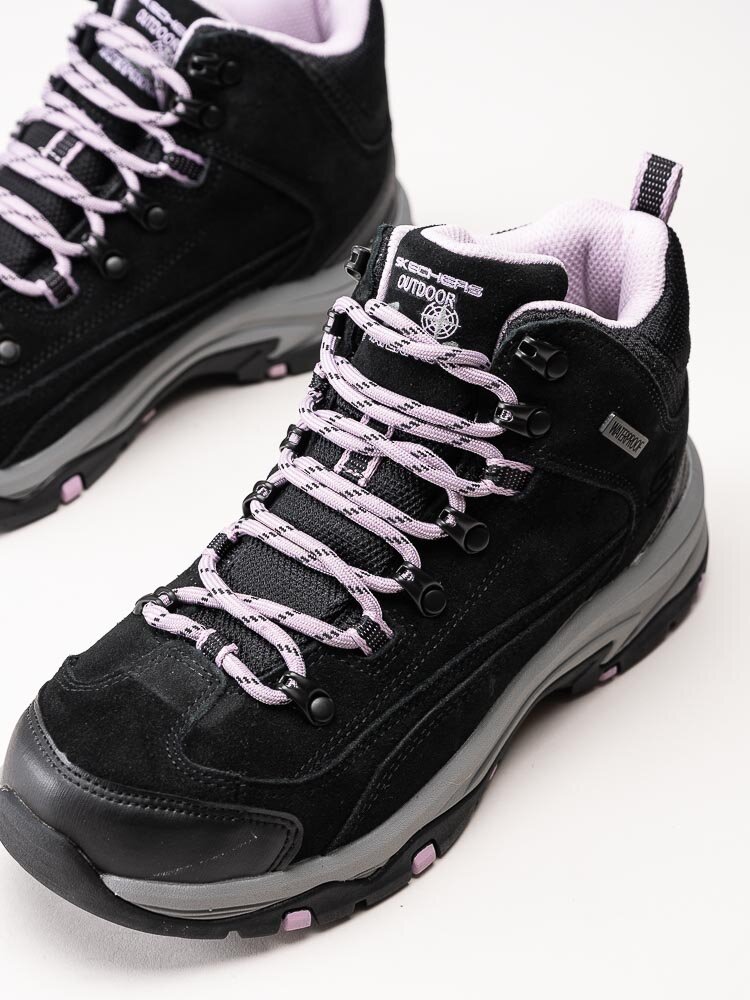 Skechers - Trego Alpine Trail - Svarta vattentäta vandringskängor