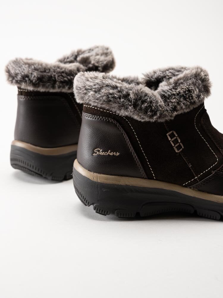 Skechers - Easy Going Warm Escape - Bruna kängor i mocka