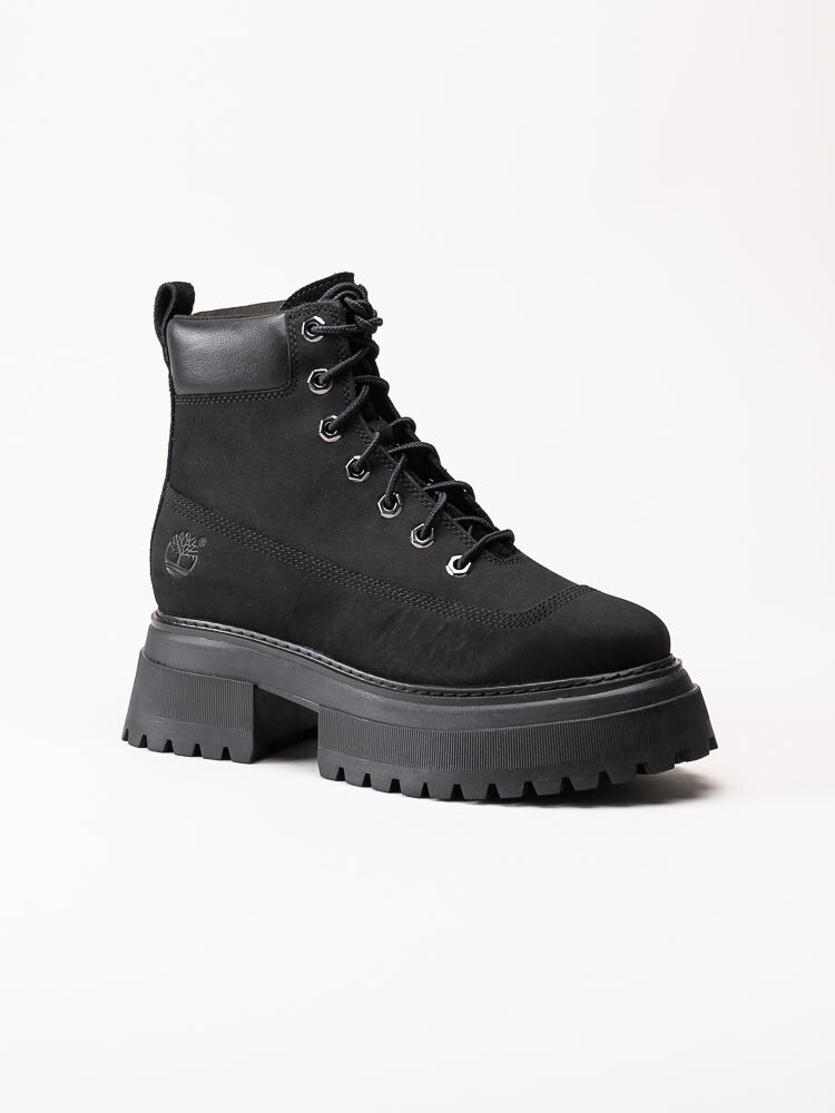 Timberland - Timberland Sky - Svarta platåkängor i nubuck