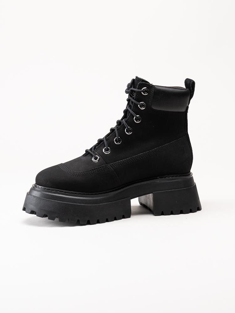 Timberland - Timberland Sky - Svarta platåkängor i nubuck