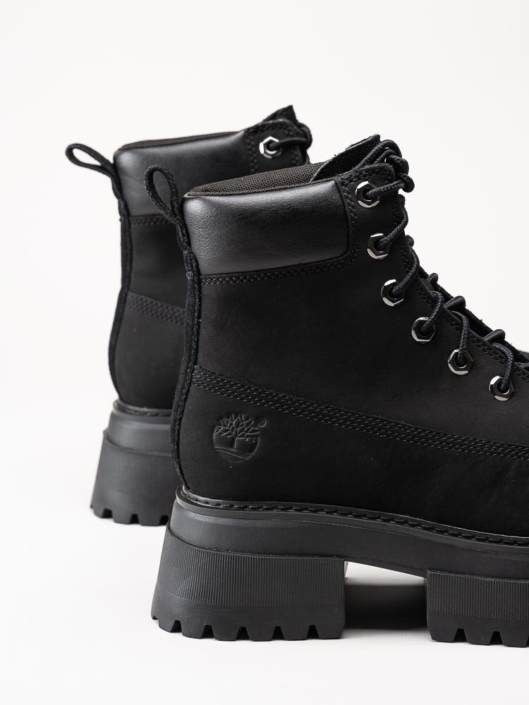 Timberland - Timberland Sky - Svarta platåkängor i nubuck