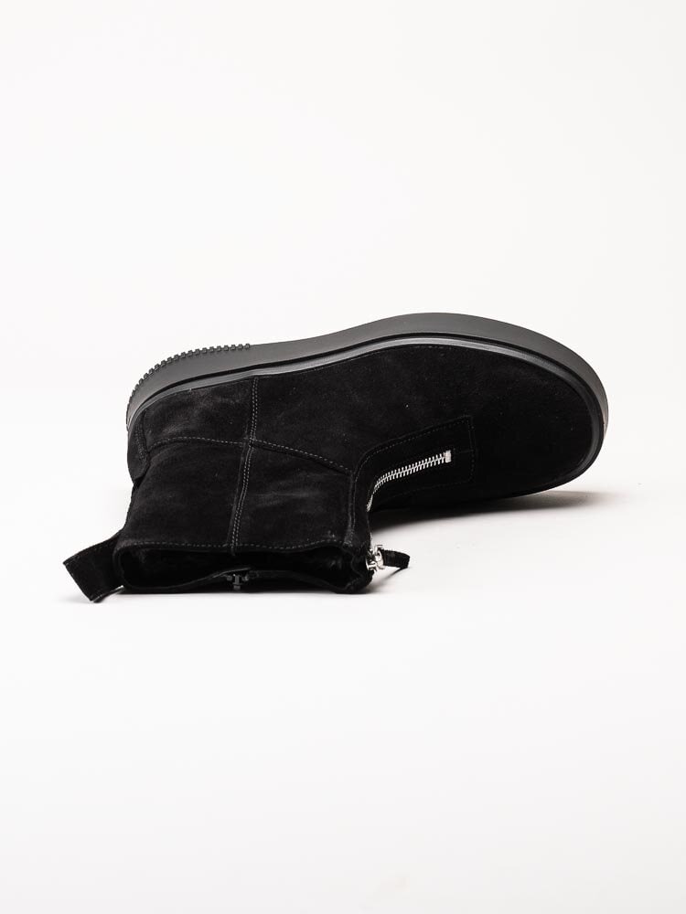 Vagabond - Stacy - Svarta varmfodrade boots i mocka