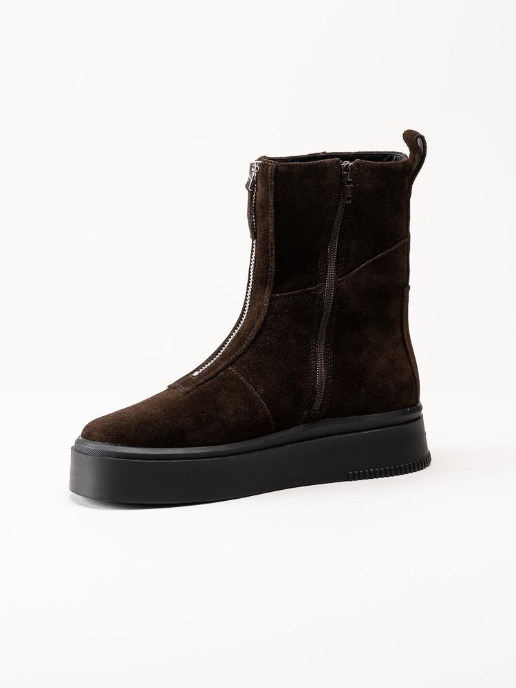 Vagabond - Stacy - Bruna varmfodrade boots i mocka