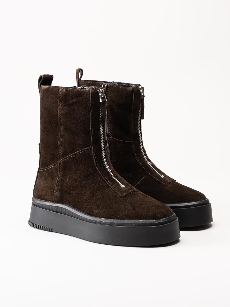 Vagabond - Stacy - Bruna varmfodrade boots i mocka