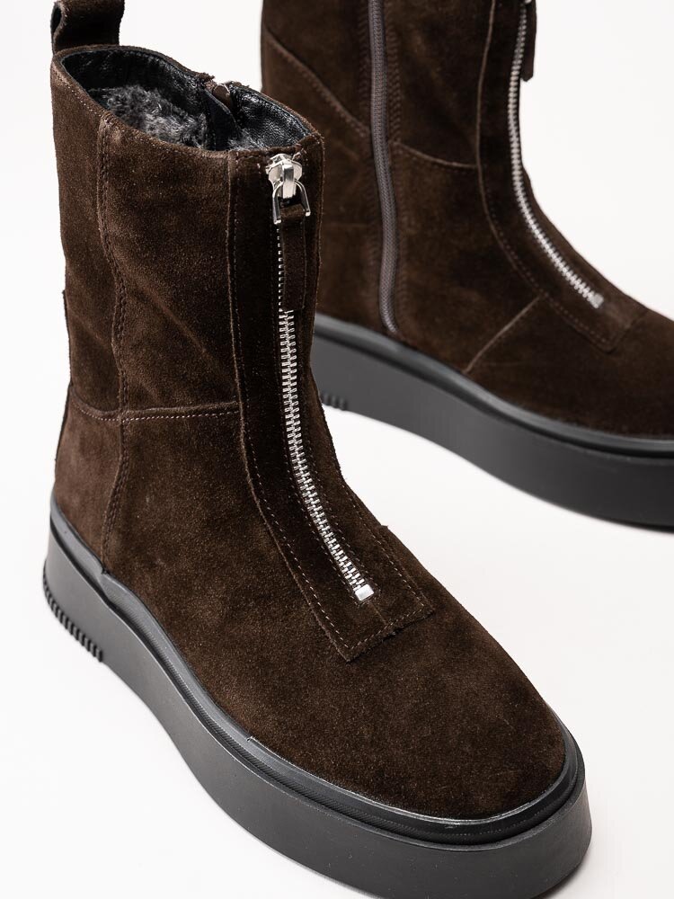 Vagabond - Stacy - Bruna varmfodrade boots i mocka