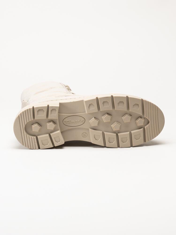 Tamaris - Beige fodrade snörkängor