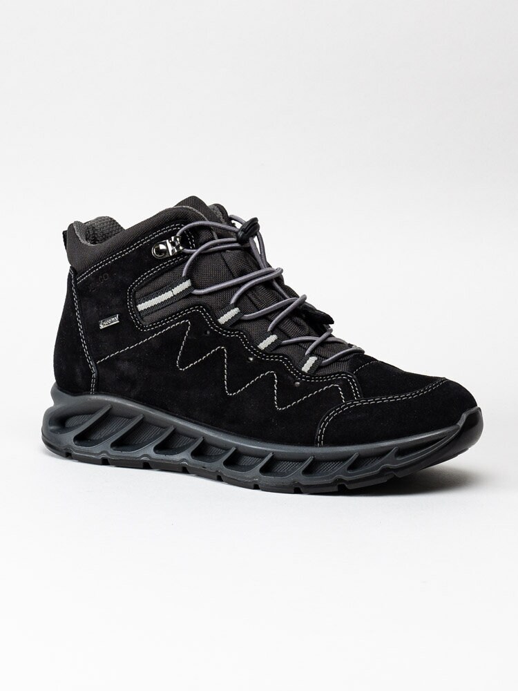 Igi & Co - Donna Kross GTX - Svarta fodrade kängor med Gore-Tex