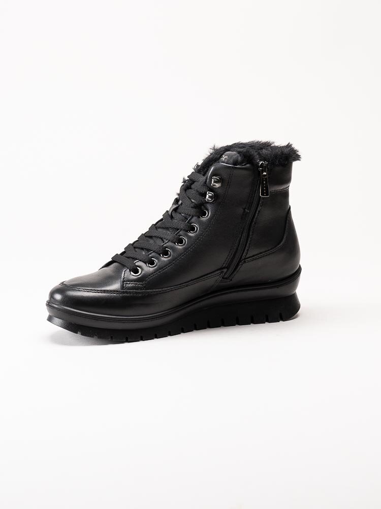 Igi & Co - Donna Kia GTX - Svarta kängor i skinn med Gore-Tex