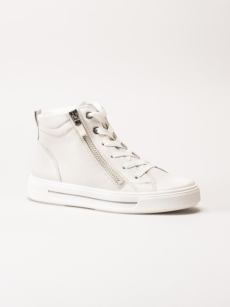 Ara - Courtyard 2.0 - Off white höga sneakers