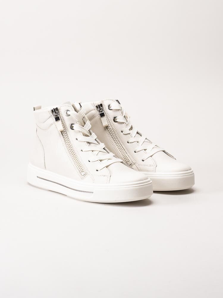 Ara - Courtyard 2.0 - Off white höga sneakers