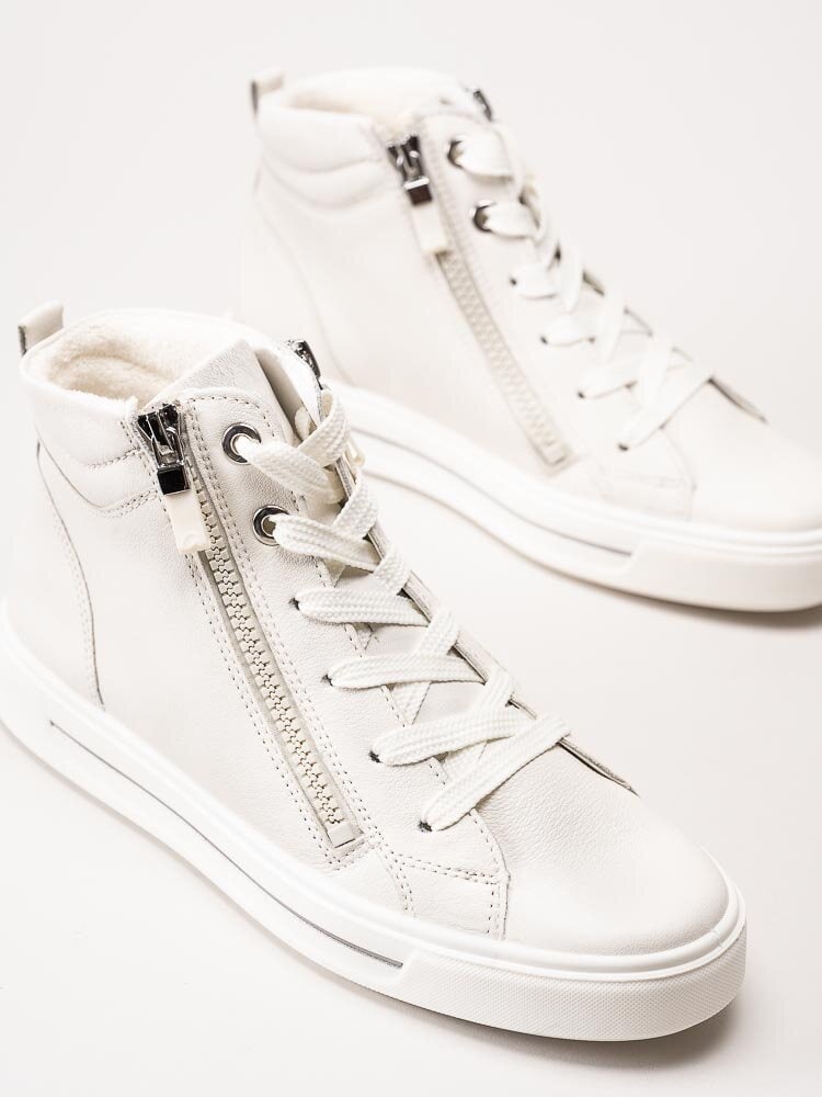 Ara - Courtyard 2.0 - Off white höga sneakers