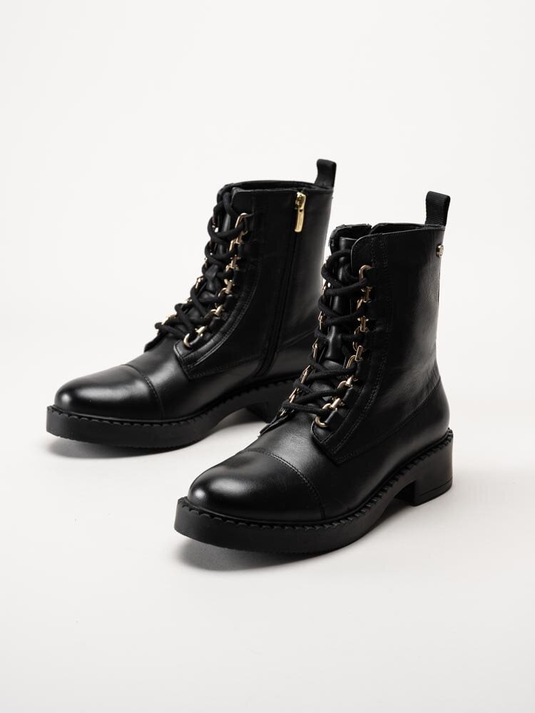 Copenhagen Shoes - Rock And Shine - Svarta kängor i skinn