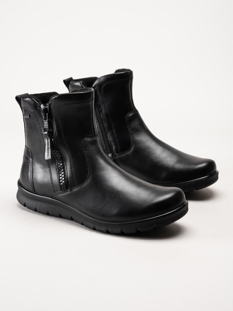 Ecco - Babett GTX - Svarta kängor med Gore-Tex
