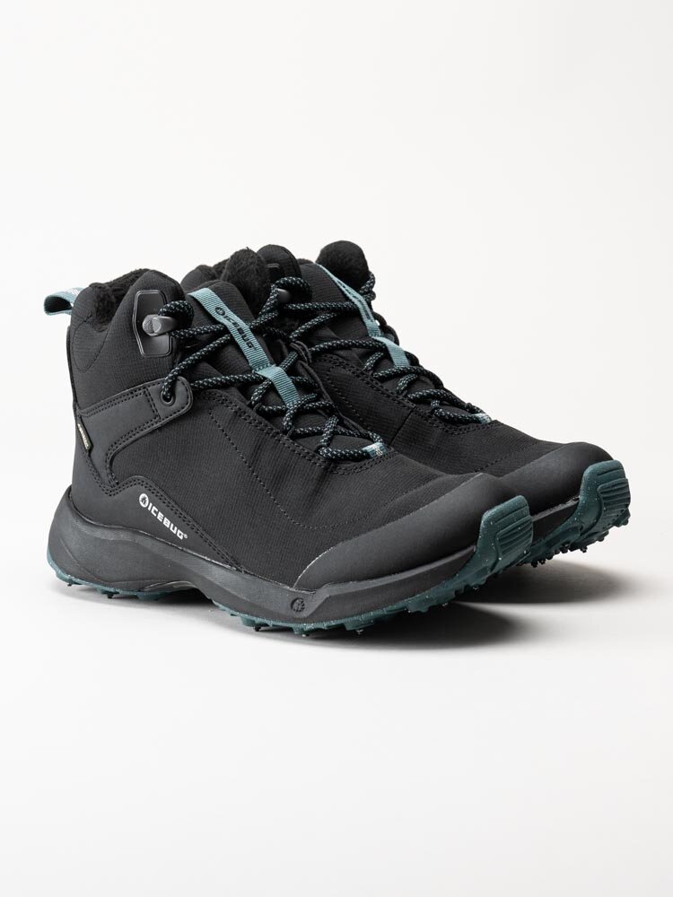 Icebug - Pace3 W BUGrip GTX - Svarta kängor med dubbar