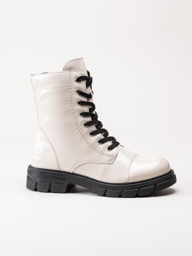 Rieker - Off white fodrade kängor
