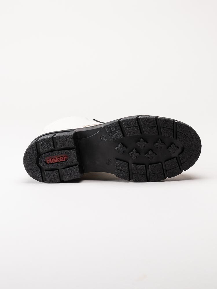 Rieker - Off white fodrade kängor