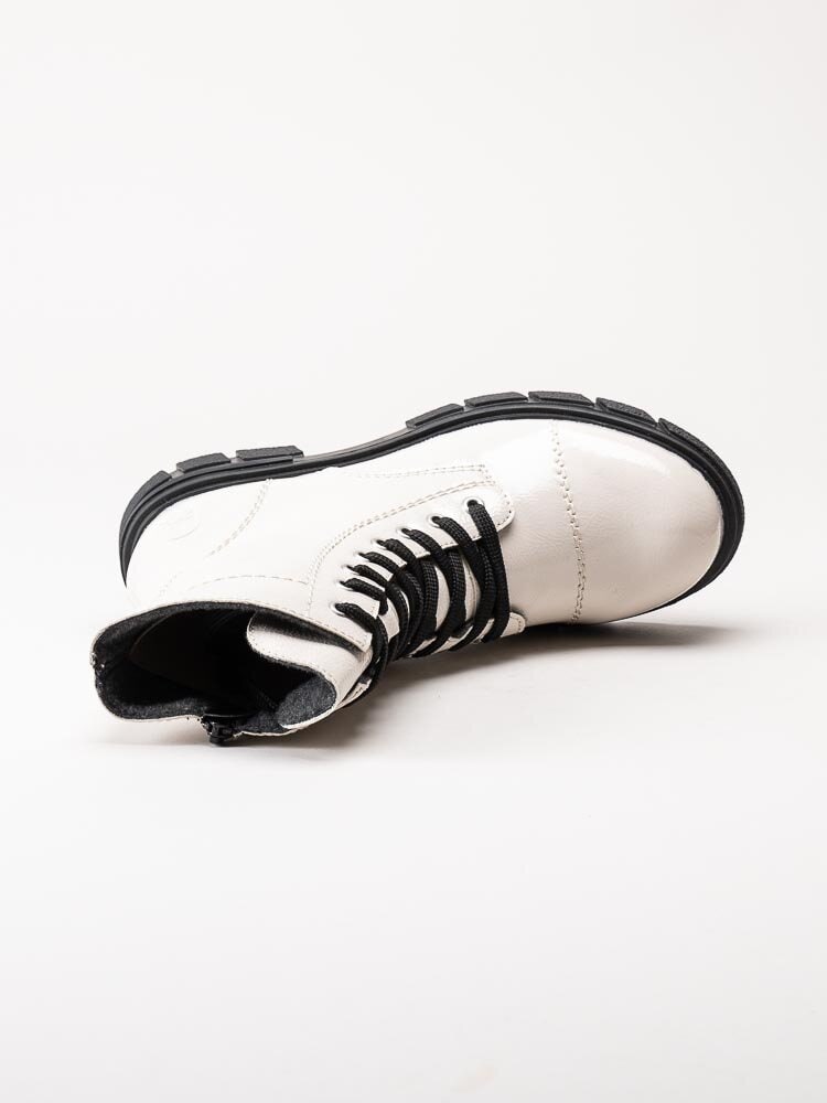 Rieker - Off white fodrade kängor